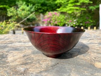 栓　Lisse Wan 朱拭漆の画像