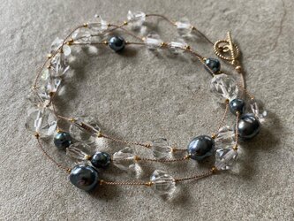 Vintage Crystal&Glass pearl Aの画像