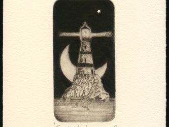 灯台／銅版画の画像