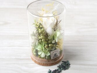 5月生まれの方へ　誕生月の天然石 flower bottle　-EMERALD-の画像