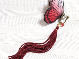 『平様 オーダー品』蝶のイヤリングの画像