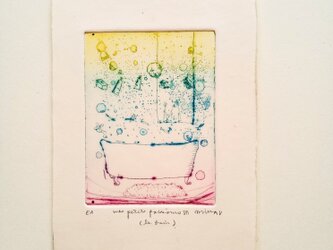 銅版画【浴室】の画像