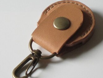 ■ AirTag・エアータグ ケース ■生成：約W43ｘD15ｘH62(革部分)・85の画像
