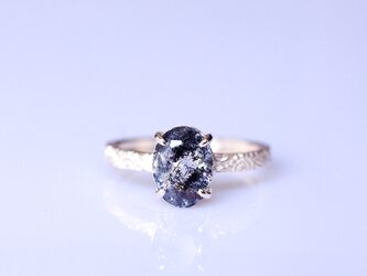インクルージョンアクアマリンK10リング GRADINA(グラディナ)の画像