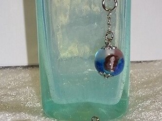 グラスマ－カ－＆ストラップ（人魚と魚たち）の画像