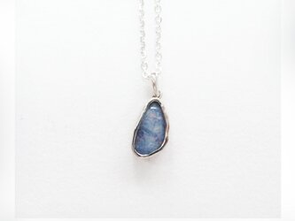 〚 gemstone 〛sv925 simple opal tablet pendant 2