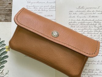 mare-wallet キャメル（イタリアンレザー長財布）の画像