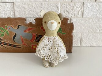 ビンテージ風テディベア①の画像