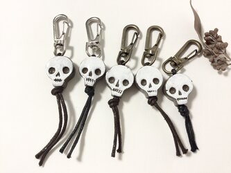 ガイコツのキーホルダー№50　dのみの画像