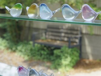 newガラスの黄色い鳥　はしおきの画像