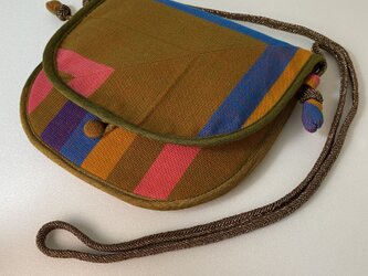ポシェット（スリランカ布）の画像