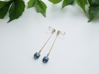 モスカイヤナイトのノンホールピアス　※ピアス変更可の画像
