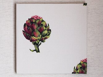 ボタニカル*ファブリックパネル*artichoke*ivoryの画像