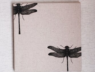 ボタニカル*ファブリックパネル*dragonfly*linenの画像