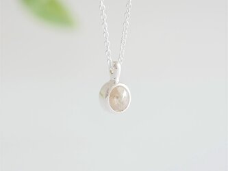 【純銀】ナチュラルダイヤモンドのネックレスの画像