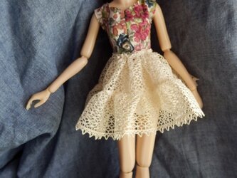 momoko用　リバティー・レース　コラボワンピの画像