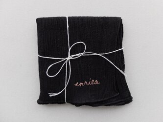 enrica handkerchief L / コードレーン blackの画像