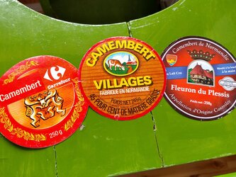 Vintageフランス フロマージュラベル3枚セット【France】DA-FRA014の画像