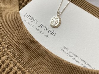 Silver925 【Saint Mary】45ｃｍ Ball Chain Necklacesの画像
