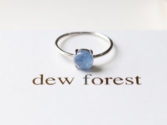 Silver925  空色の指輪　天然石カイヤナイト  --Sky blue--の画像