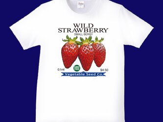 Tシャツ　WILD STRAWBERRY(イチゴ）の画像