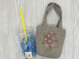 カフェバッグ 　花の画像
