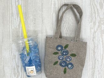 カフェバッグ 　花の画像
