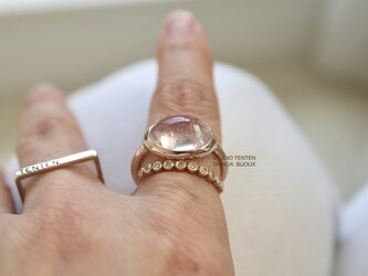 K10[morganiteのchampagne]ringの画像