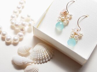 海辺の花（ピアス（14kgf）／イヤリング）の画像