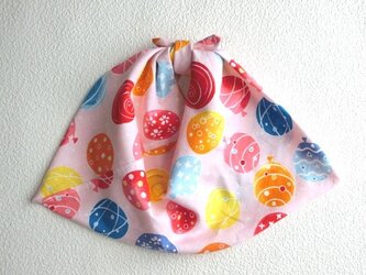 あずま袋(中サイズ) 水風船　水ヨーヨー　ピンク色　ファスナー無しバッグ・かごバッグにもの画像