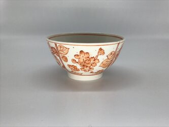 赤絵飯碗　花づくし　3の画像