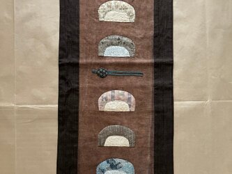 かんざし - 古布　パッチワーク　のれん　タペストリーの画像