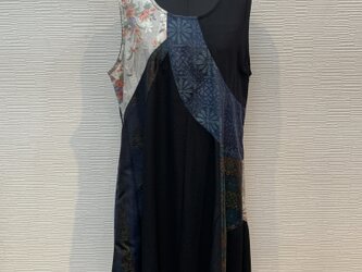 ジャンバスカート（着物リメイク）の画像