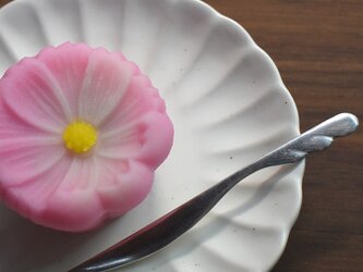 羽の銀の菓子切り/菓子楊枝 （楊枝）【一点物】の画像