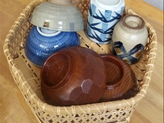 茶碗かご（六角形）の画像