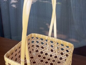 八ツ目手付きカゴ（四角形）の画像