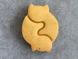猫の勾玉　クッキー　型の画像