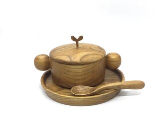 森のクマさんカフェのスープセット(受注制作)の画像