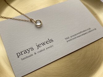 Round 7ｍｍ クリスタルシャネルストーン Necklaces　40.5cmの画像