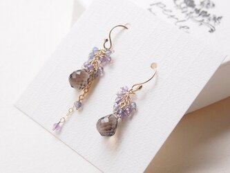 黄昏色のピアス（14kgf）／イヤリングの画像