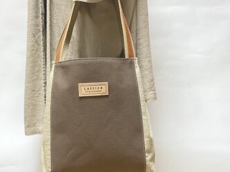 Michi  bag ＊トート＊L〈スモーキーブラウン〉の画像