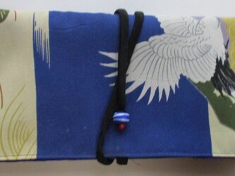 ６５８３　お宮参り着で作った和風財布・ポーチ#送料無料の画像