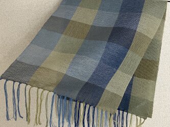 手織りストール　A69の画像