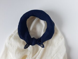 mini scarf 〈藍〉の画像