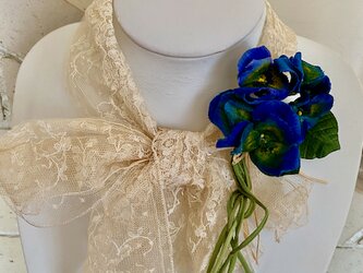 布花 Cute pansy corsage series Eの画像