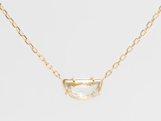 L'EAU Half Moon Diamond Necklaceの画像