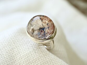 [botanical artのdendric quartz]ringの画像