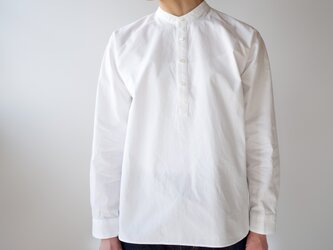 weather cloth cotton linen/raglan shirt/white/size1の画像