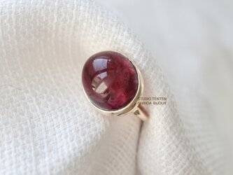 K10[berry風味のrubellite tourmaline]ringの画像