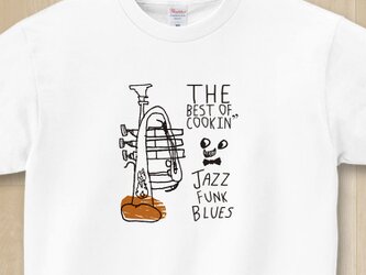 tシャツ cookin_jazz トランペットの画像